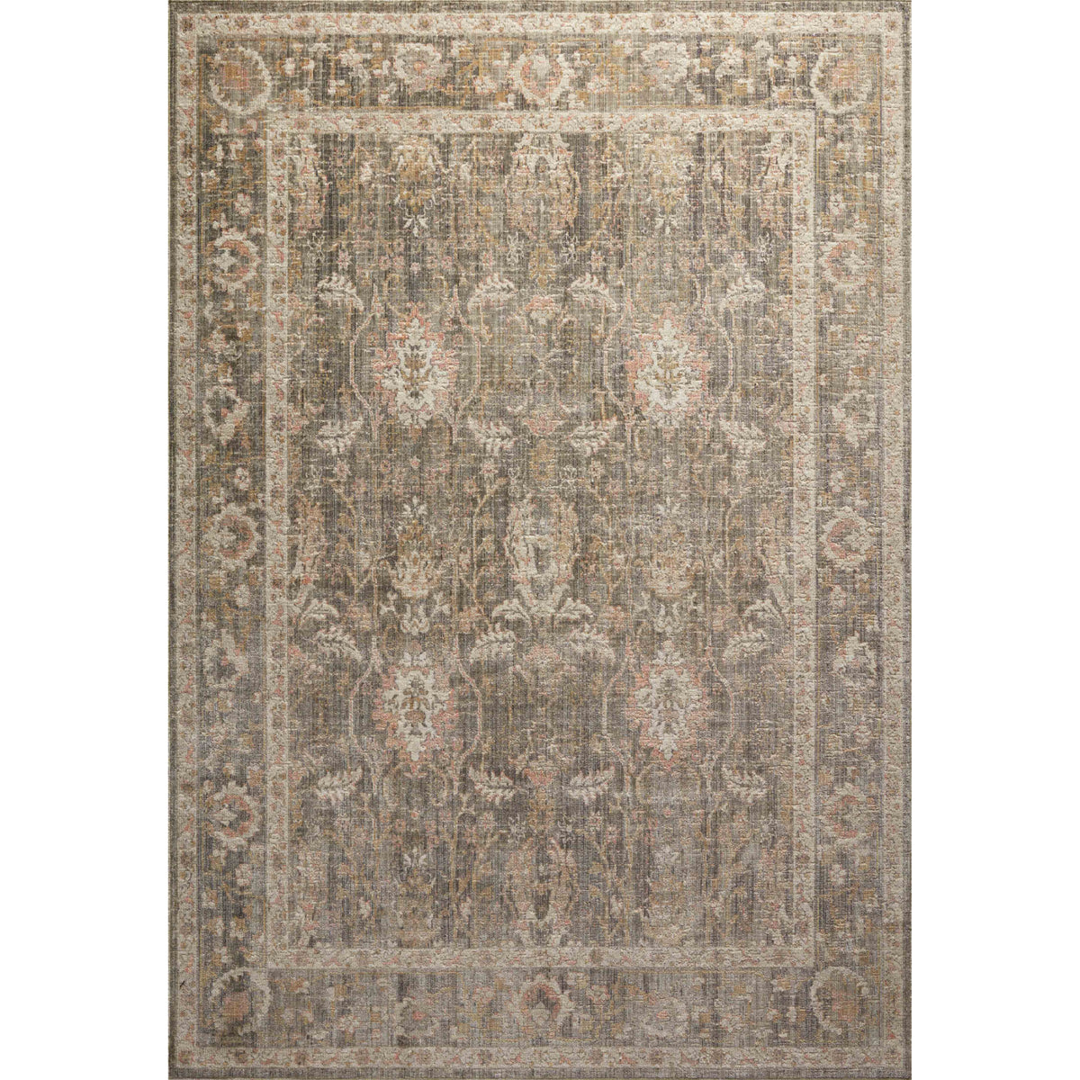 Chris Loves Julia x Loloi Rosemarie Sage/Blush Rug