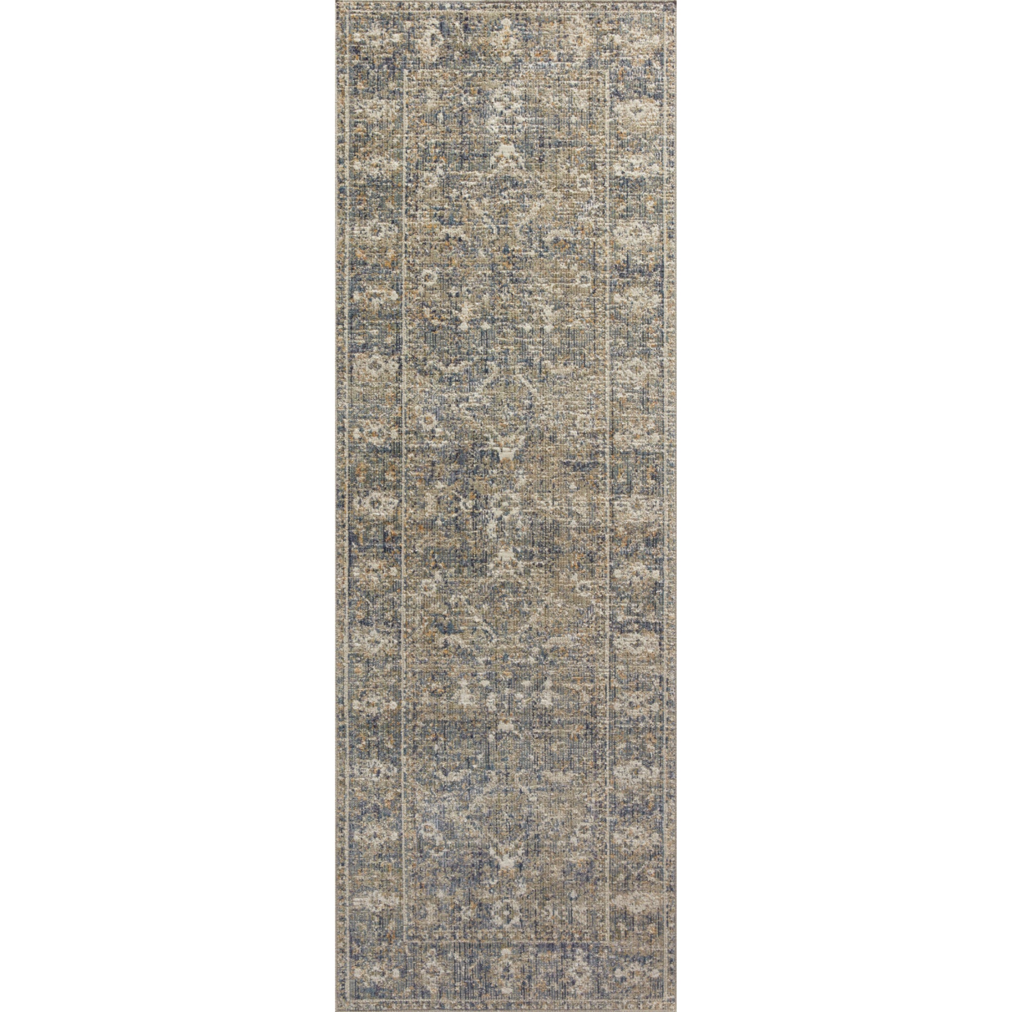 Chris Loves Julia x Loloi Rosemarie Sand/Lagoon Rug