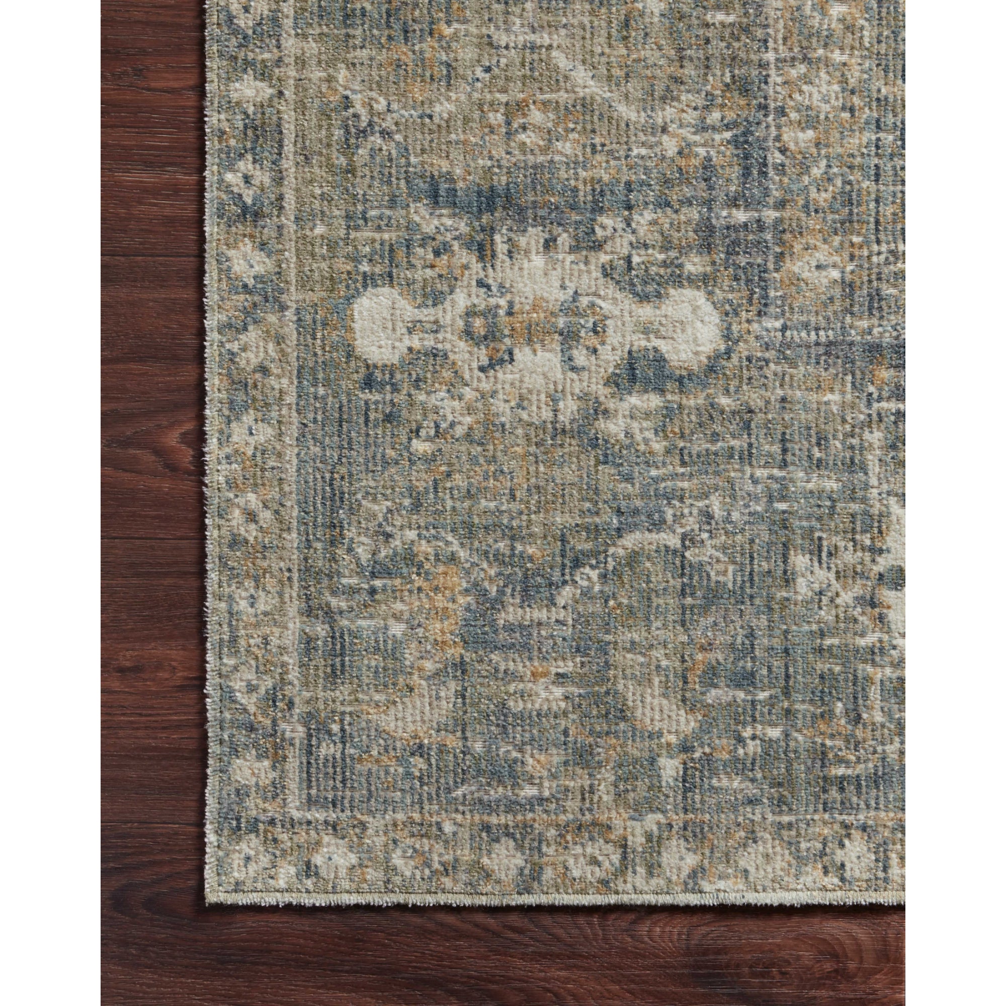 Chris Loves Julia x Loloi Rosemarie Sand/Lagoon Rug