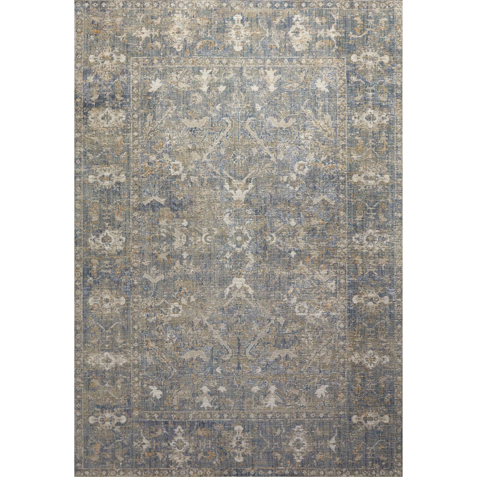 Chris Loves Julia x Loloi Rosemarie Sand/Lagoon Rug