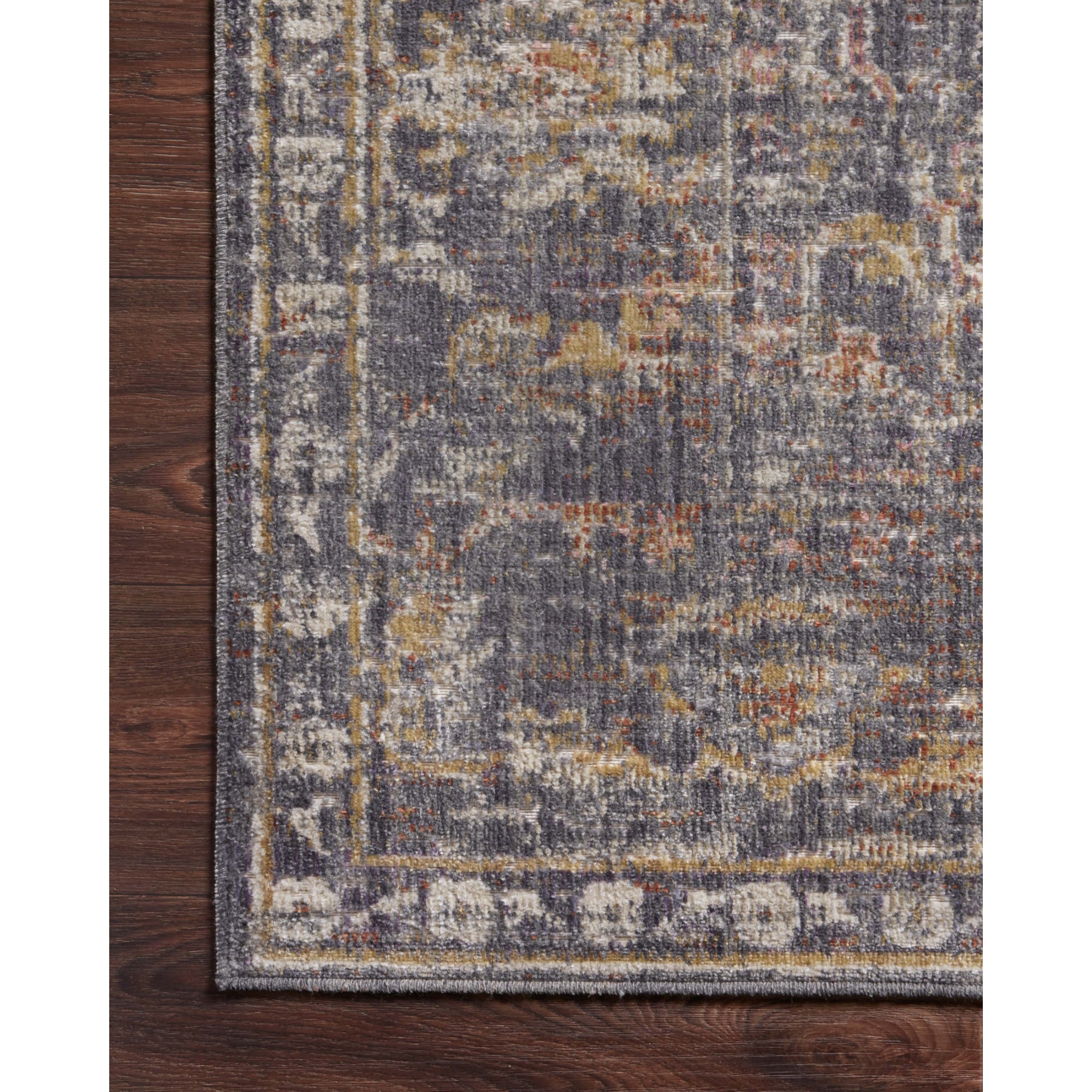 Chris Loves Julia x Loloi Rosemarie Graphite/Multi Rug