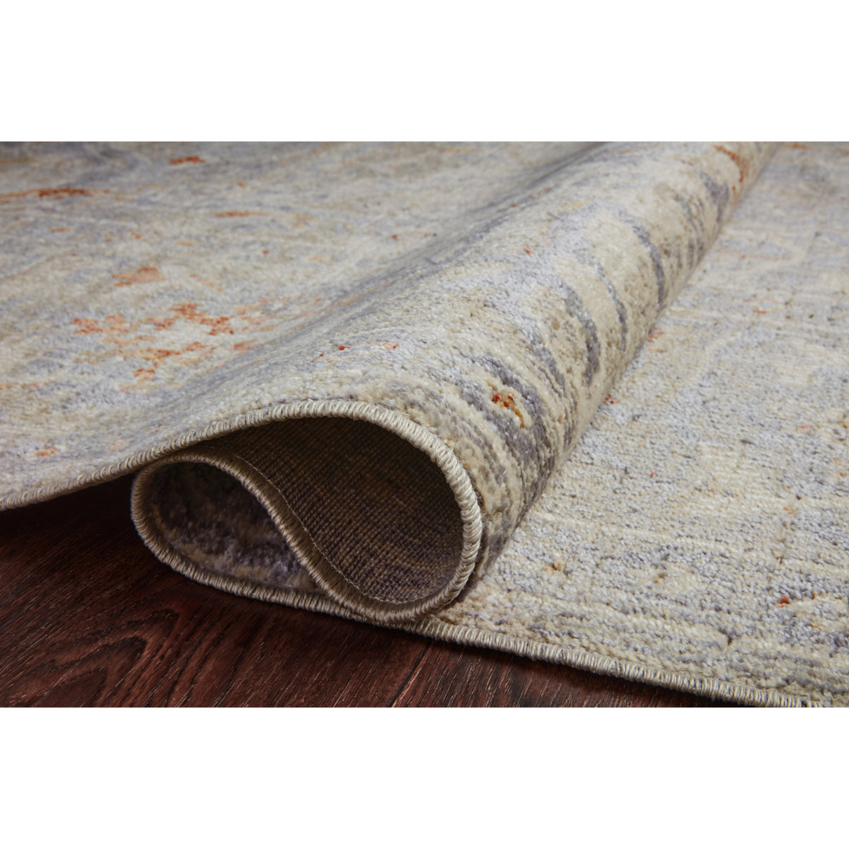 Chris Loves Julia x Loloi Rosemarie Oatmeal/Lavender Rug
