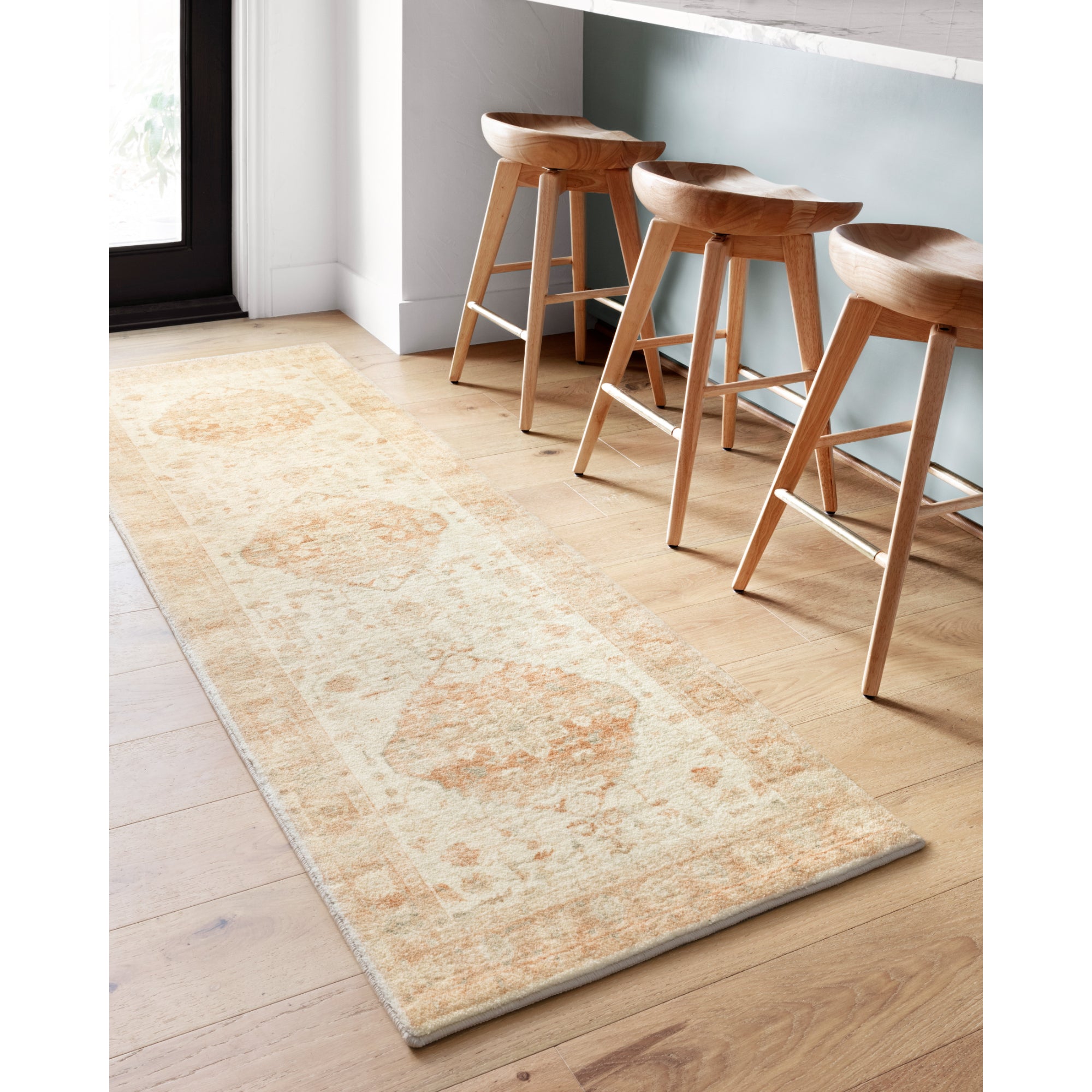 Loloi Rosette Ivory/Terracotta Rug