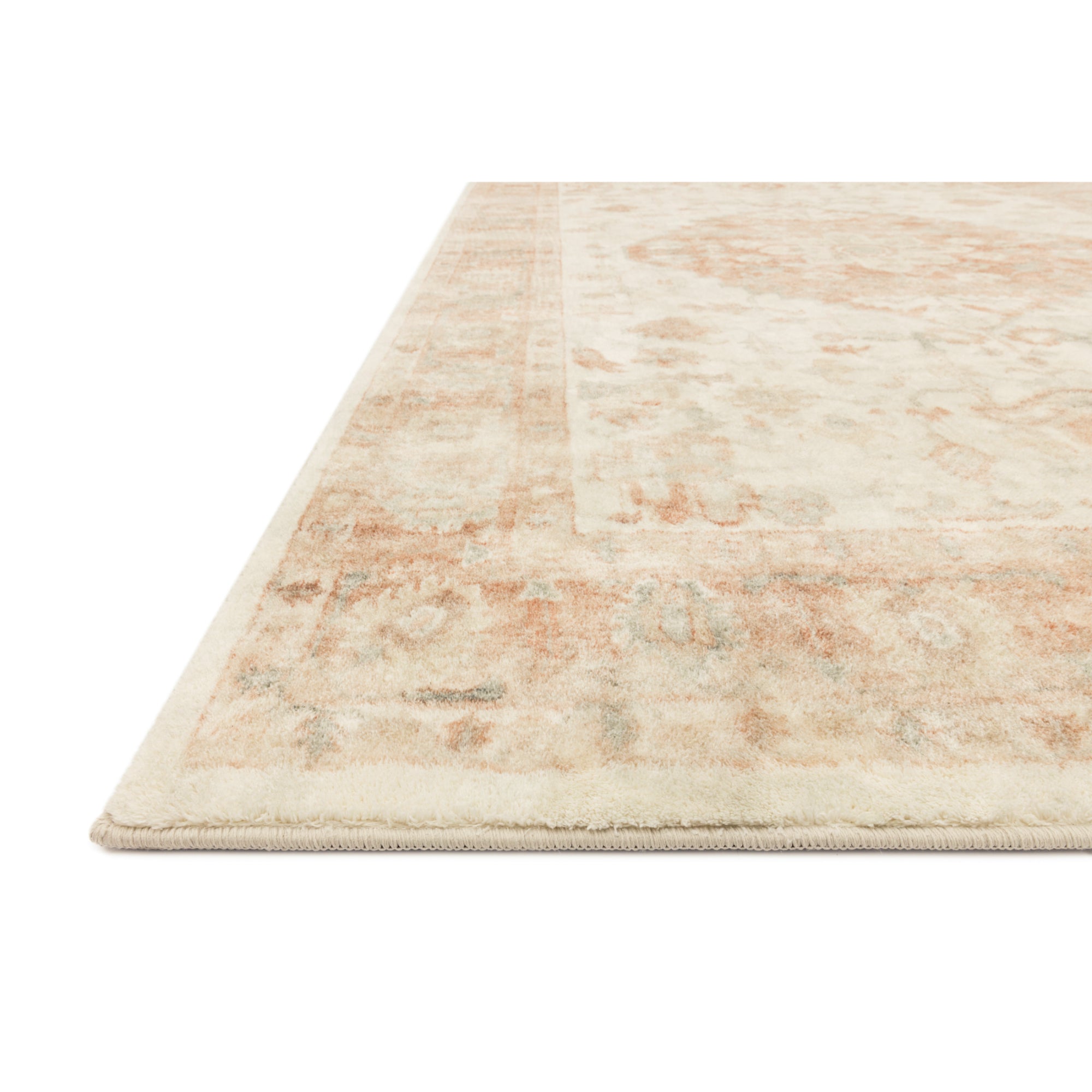 Loloi Rosette Ivory/Terracotta Rug