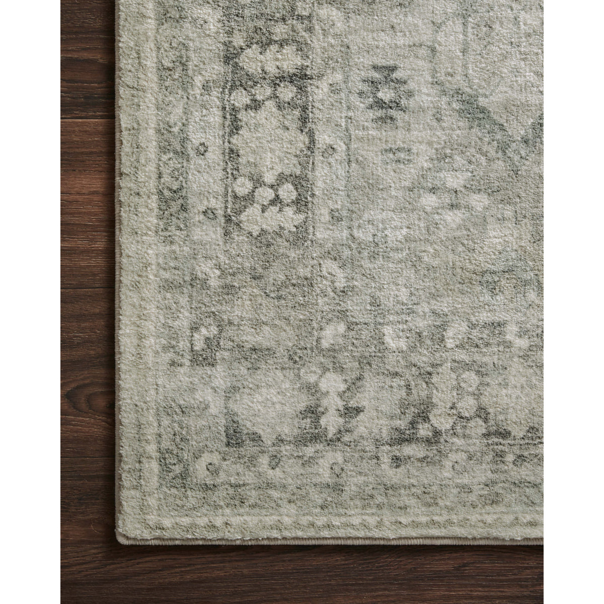 Loloi Rosette Steel/Graphite Rug by Loloi