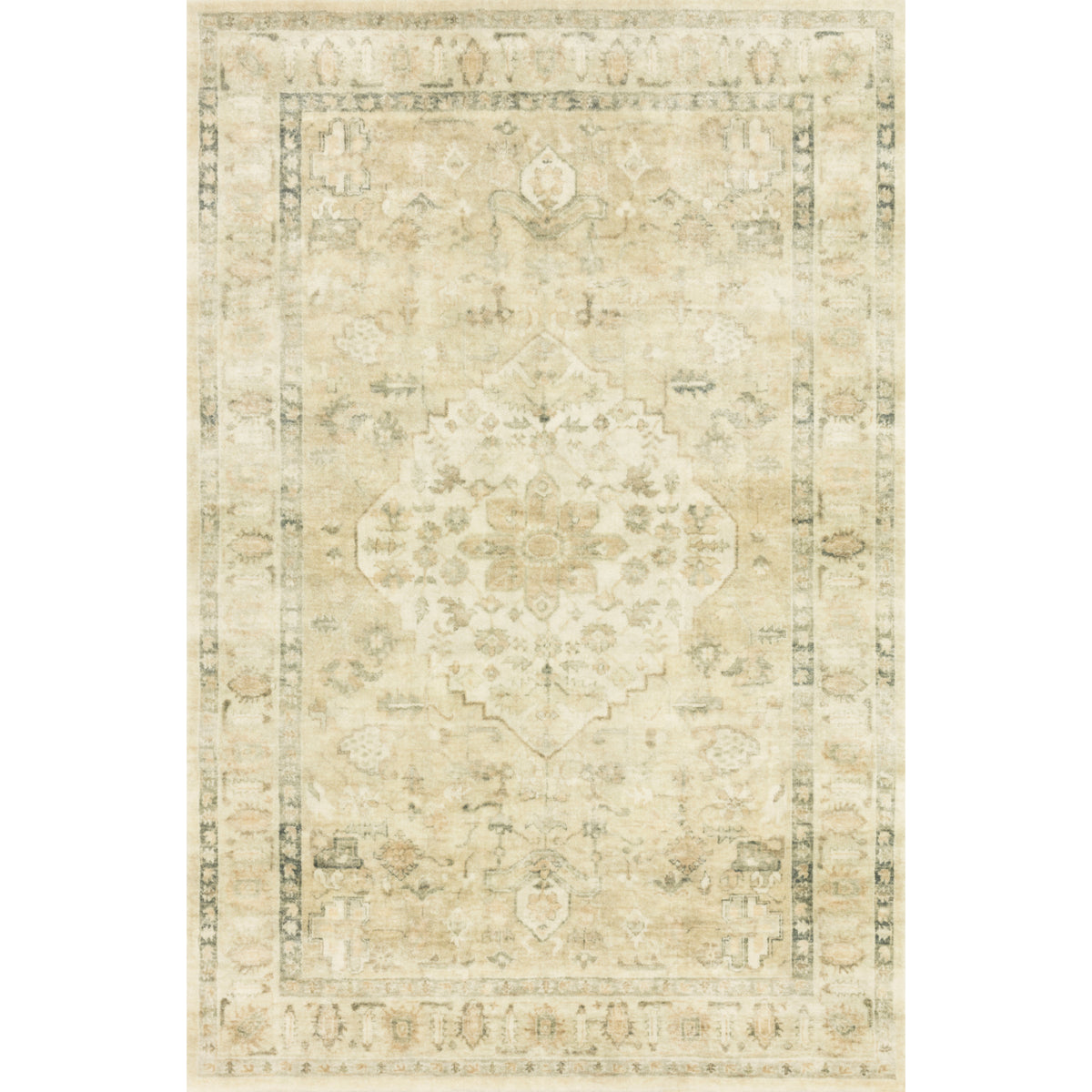 Loloi Rosette Sand/Ivory Rug by Loloi