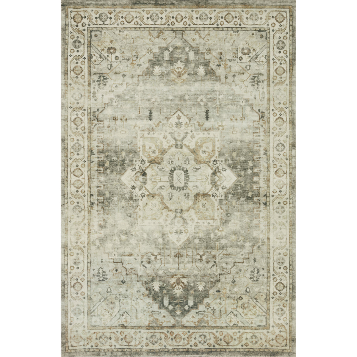 Loloi Rosette Sage/Beige Rug by Loloi