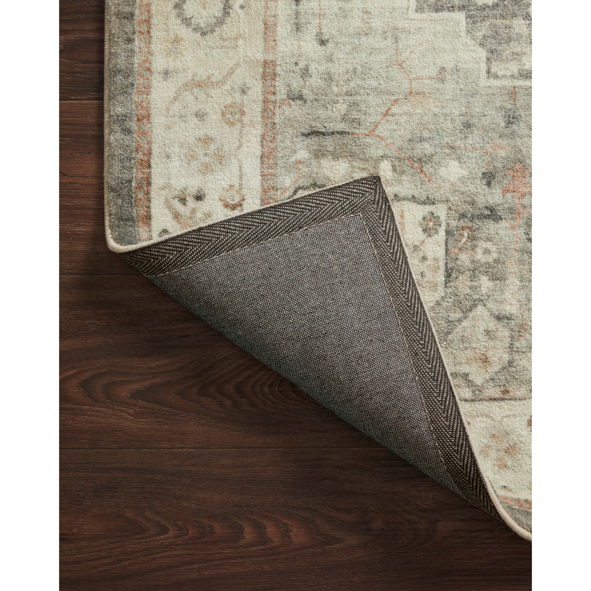 Loloi Rosette Slate/Ivory Rug