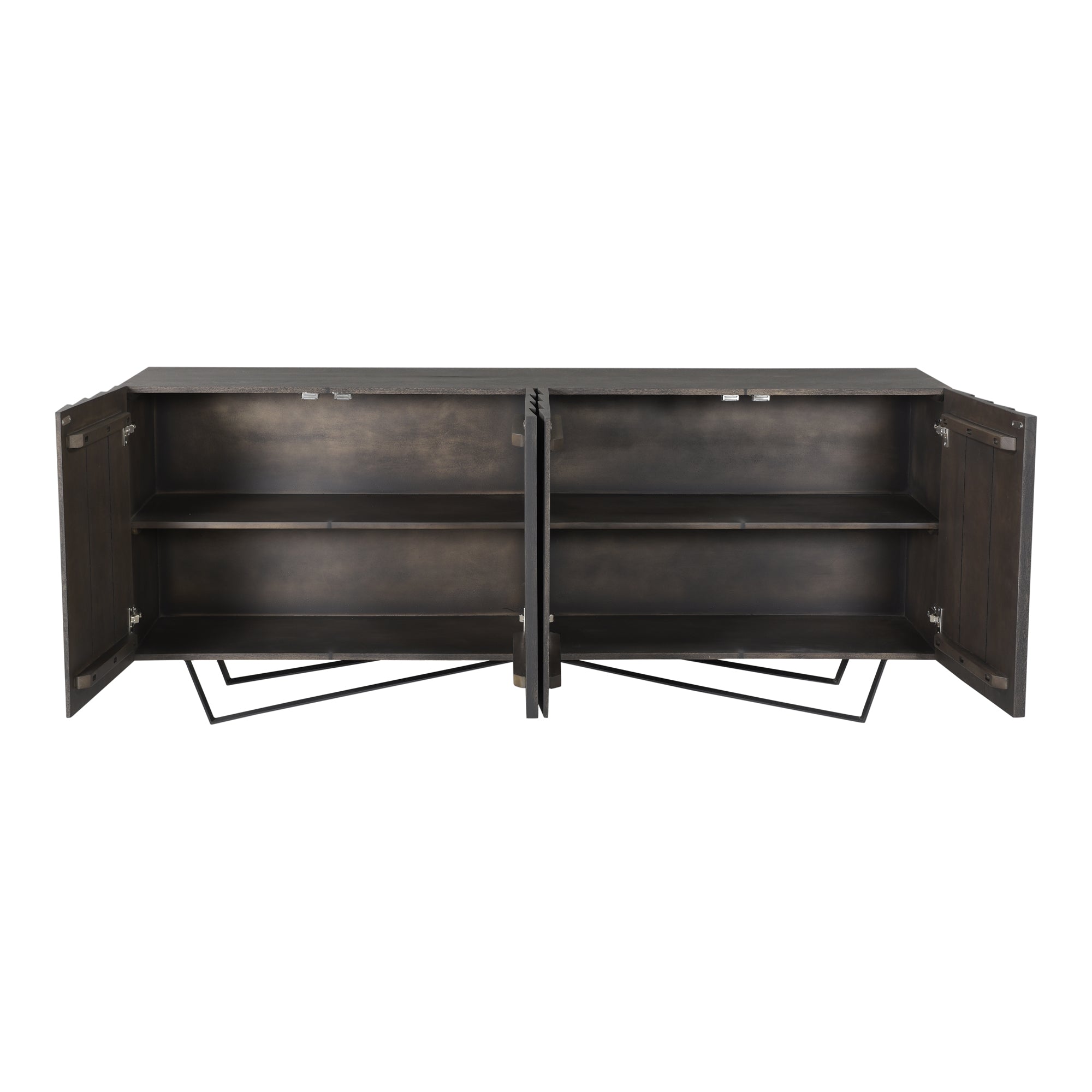 Brolio Sideboard Charcoal Sideboard Moe's Four Hands, Mid Century Modern Furniture, Old Bones Furniture Company, Old Bones Co, Modern Mid Century, Designer Furniture, Furniture Sale, Warehouse Furniture Sale, Brolio Sideboard Charcoal Sale, https://www.oldbonesco.com/