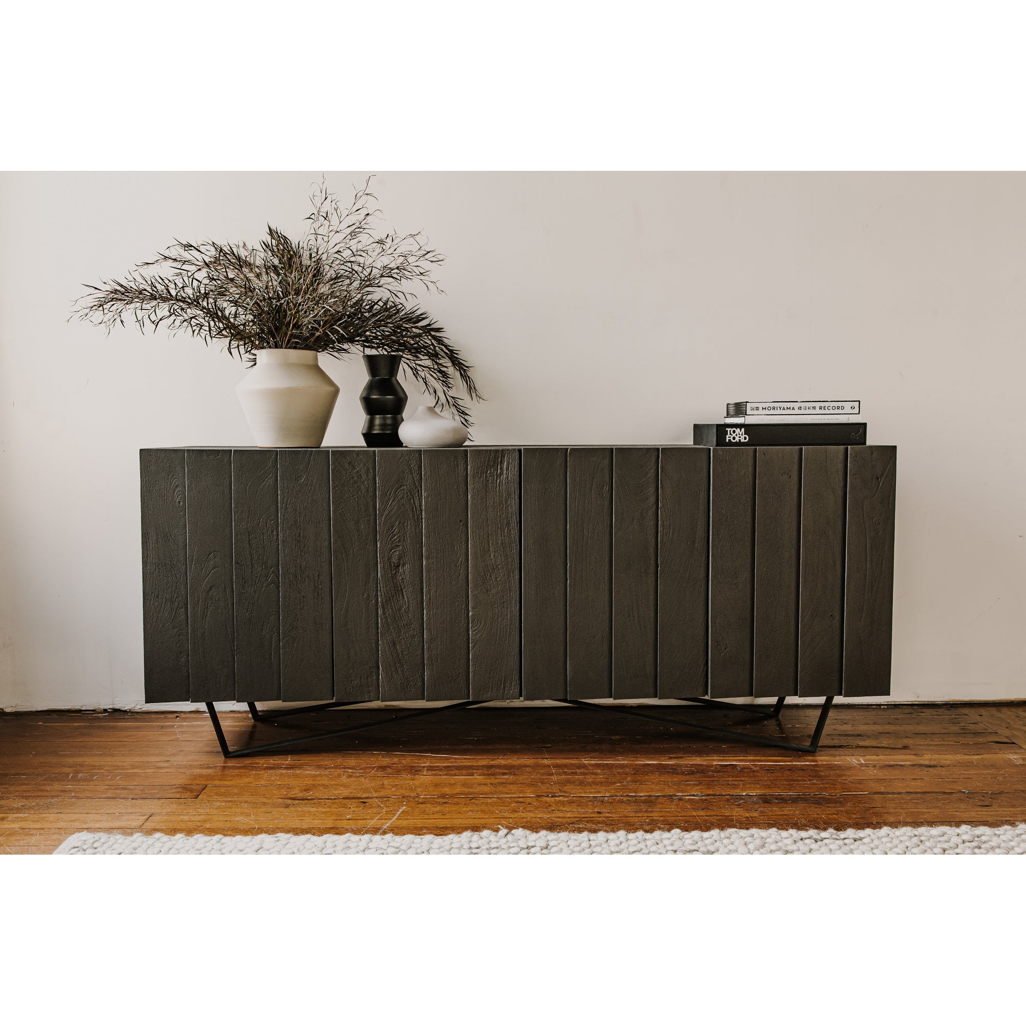 Brolio Sideboard Charcoal Sideboard Moe's Four Hands, Mid Century Modern Furniture, Old Bones Furniture Company, Old Bones Co, Modern Mid Century, Designer Furniture, Furniture Sale, Warehouse Furniture Sale, Brolio Sideboard Charcoal Sale, https://www.oldbonesco.com/