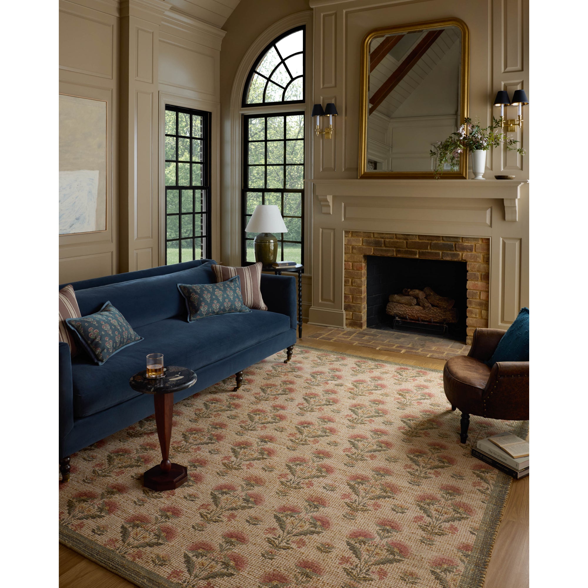 Chris Loves Julia x Loloi Rue Sage/Blush Rug