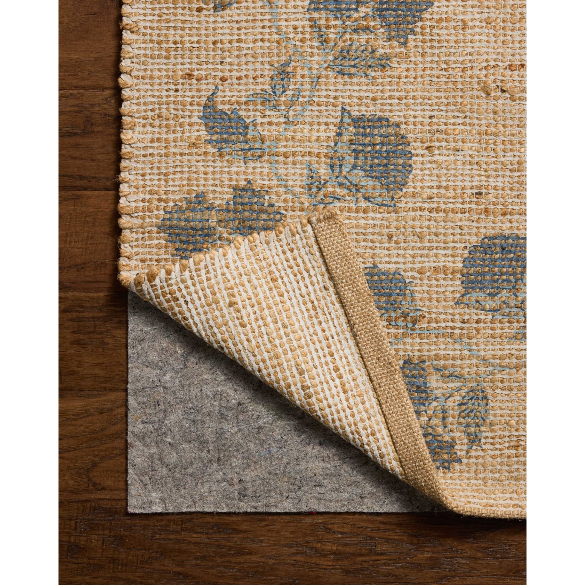 Chris Loves Julia x Loloi Rue Natural/Denim Rug