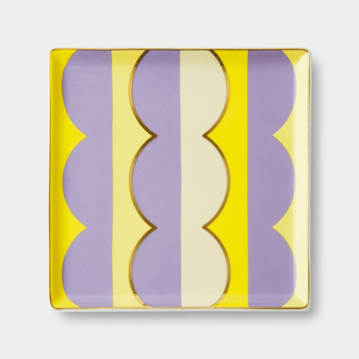 OCTAEVO Riviera Wave Ceramic Tray - Purple by 54Celsius