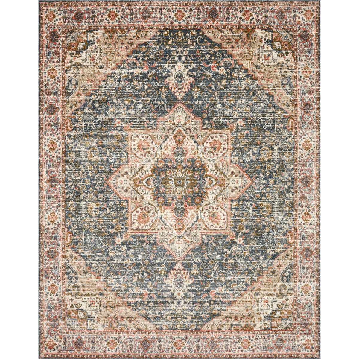Loloi Saban Blue/Multi Rug by Loloi