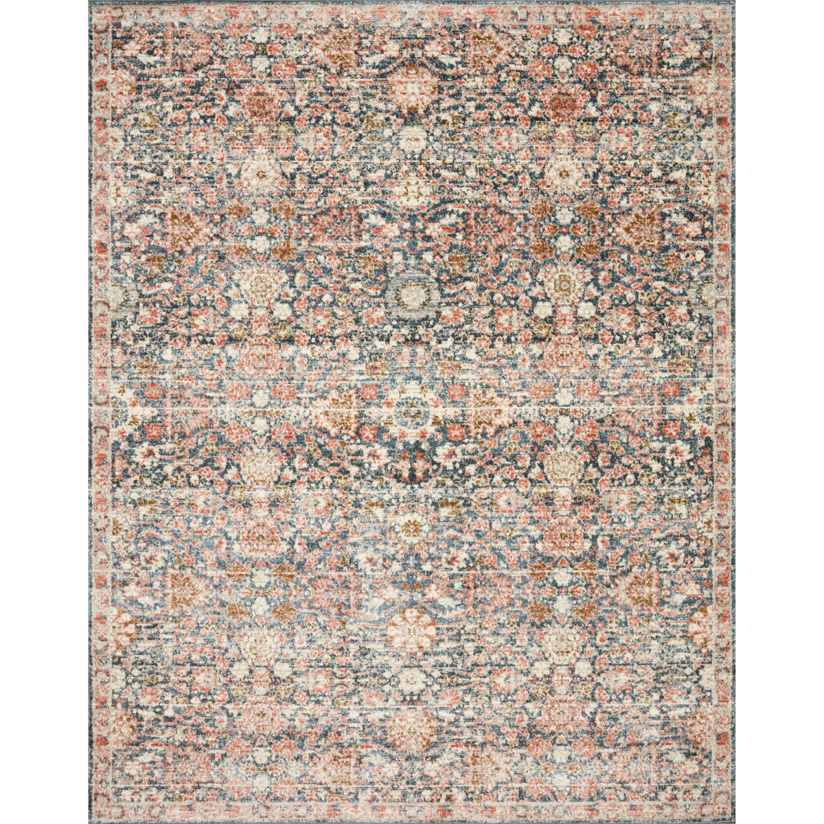 Loloi Saban Navy/Rust Rug by Loloi