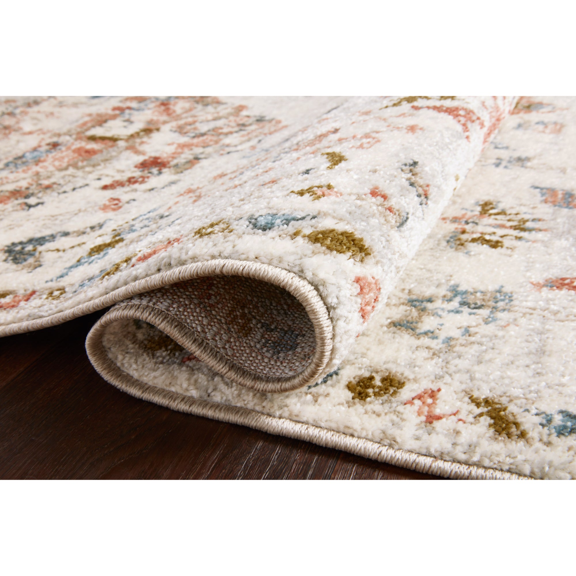 Loloi Saban Ivory/Multi 18" x 18" Sample Rug