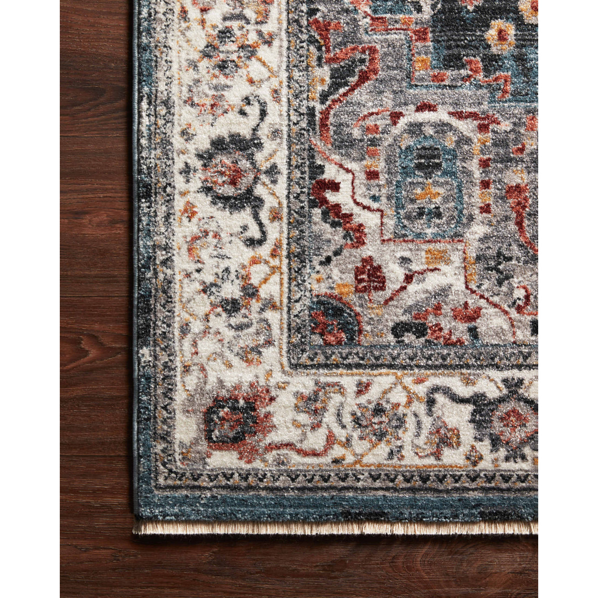 Loloi Samra Slate/Multi Rug by Loloi
