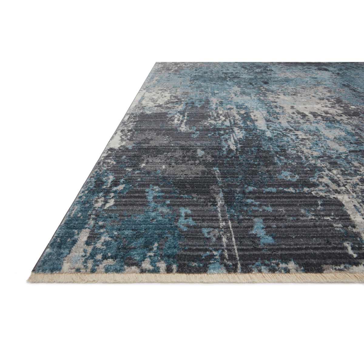 Loloi Samra Charcoal/Sky Rug by Loloi