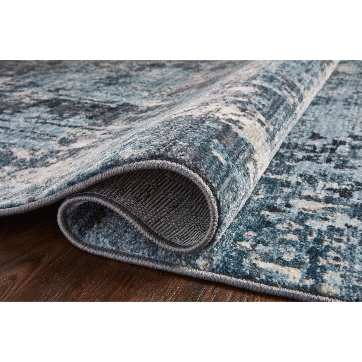 Loloi Samra Charcoal/Sky Rug by Loloi