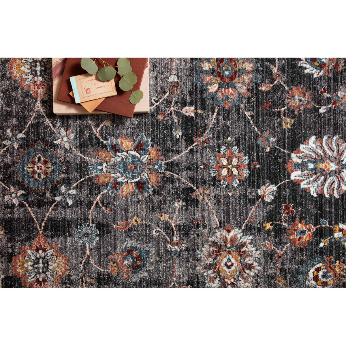 Loloi Samra Charcoal/Multi Rug by Loloi