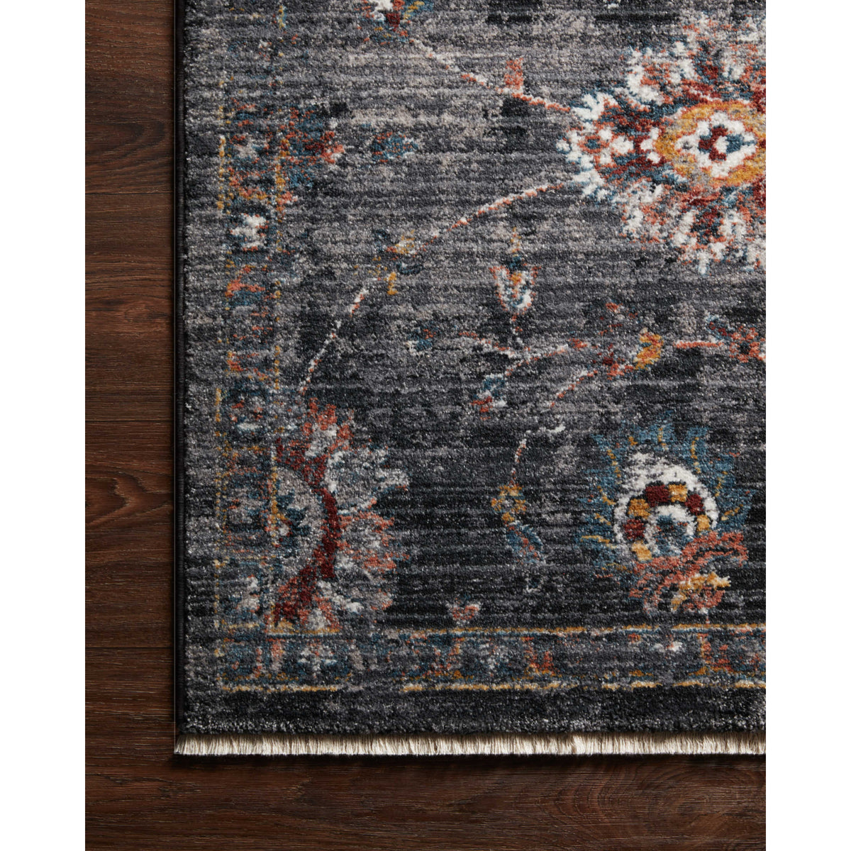 Loloi Samra Charcoal/Multi Rug by Loloi