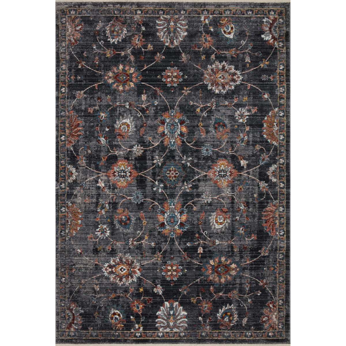 Loloi Samra Charcoal/Multi Rug by Loloi