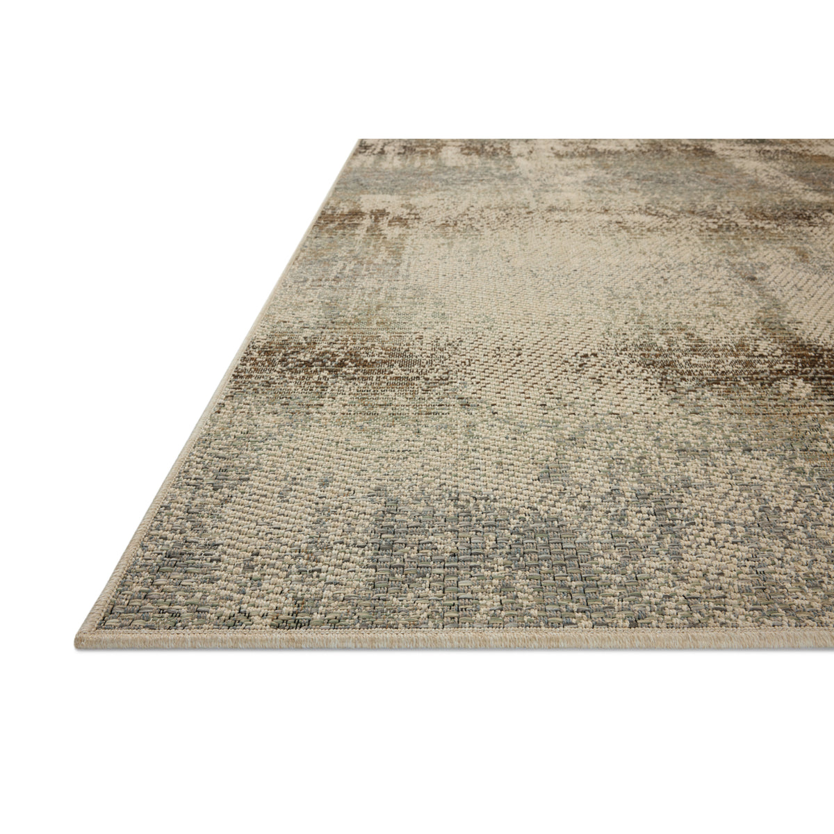 Loloi Saylor Smoke/Ivory Indoor/Outdoor Sample Rug by Loloi