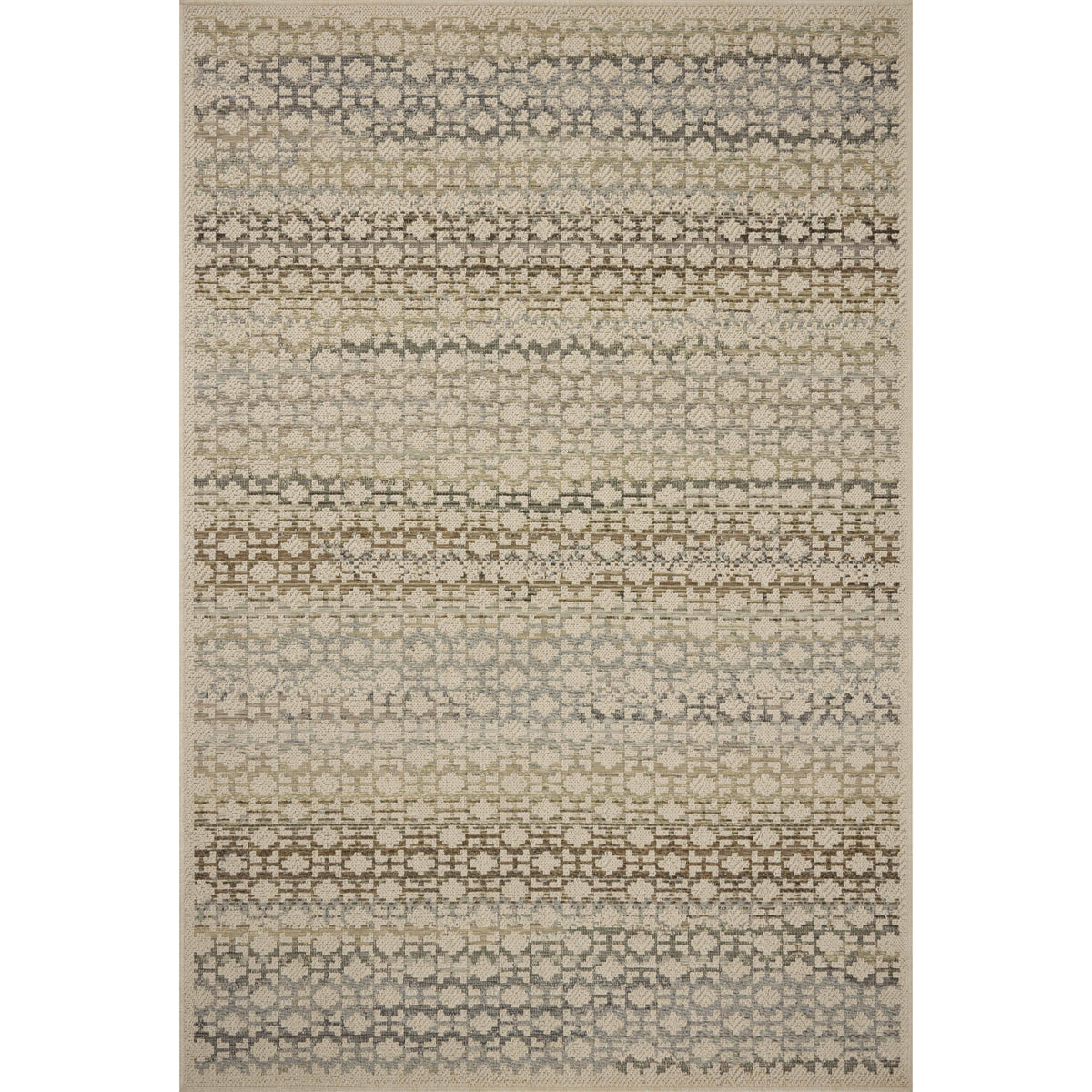 Loloi Saylor Ivory/Multi Indoor/Outdoor Sample Rug by Loloi