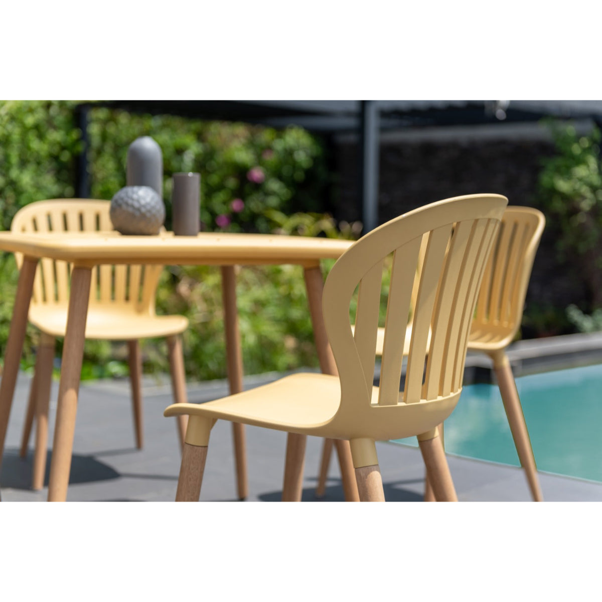 Nassau Side Chair in Honey Yellow
