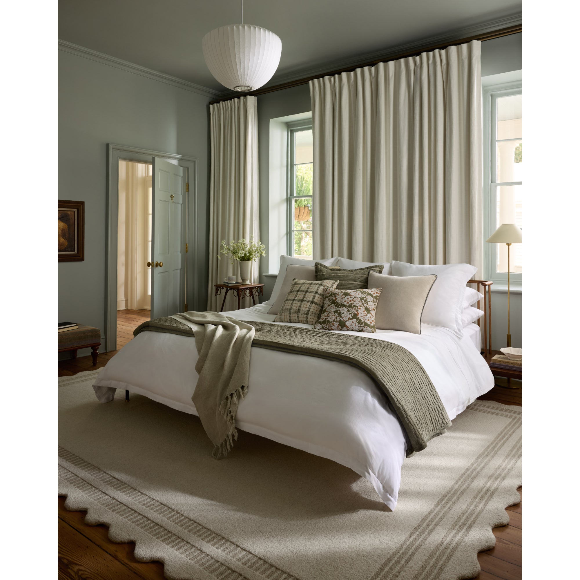 Chris Loves Julia x Loloi Scottie Ivory/Grey Rug