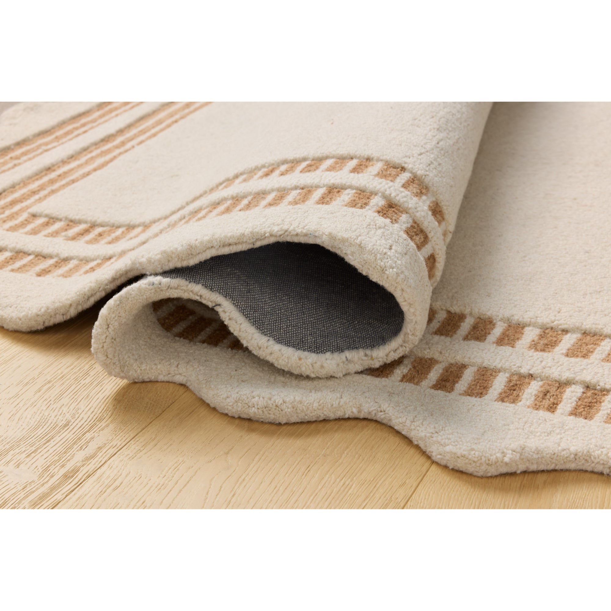 Chris Loves Julia x Loloi Scottie Ivory/Rust Rug