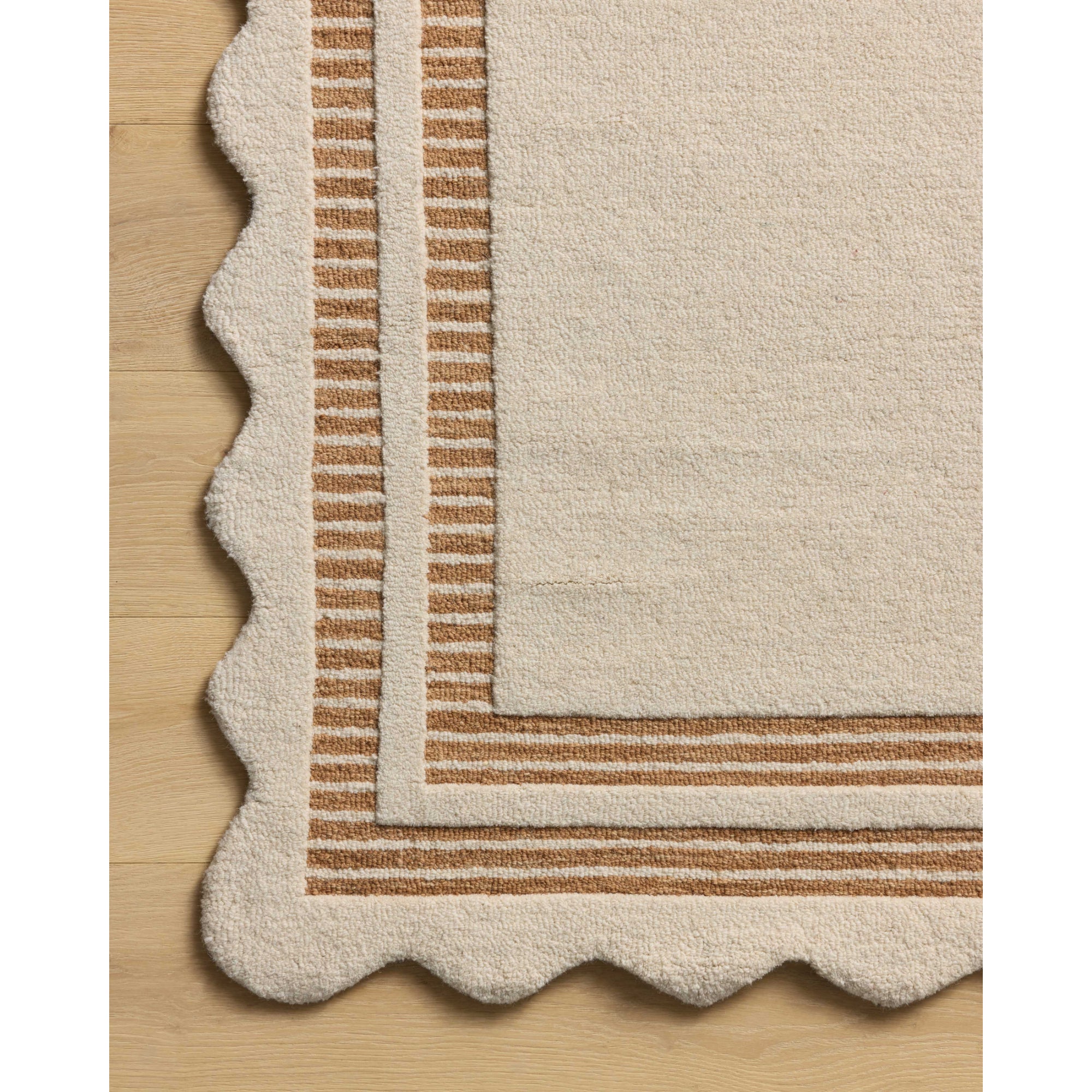 Chris Loves Julia x Loloi Scottie Ivory/Rust Rug