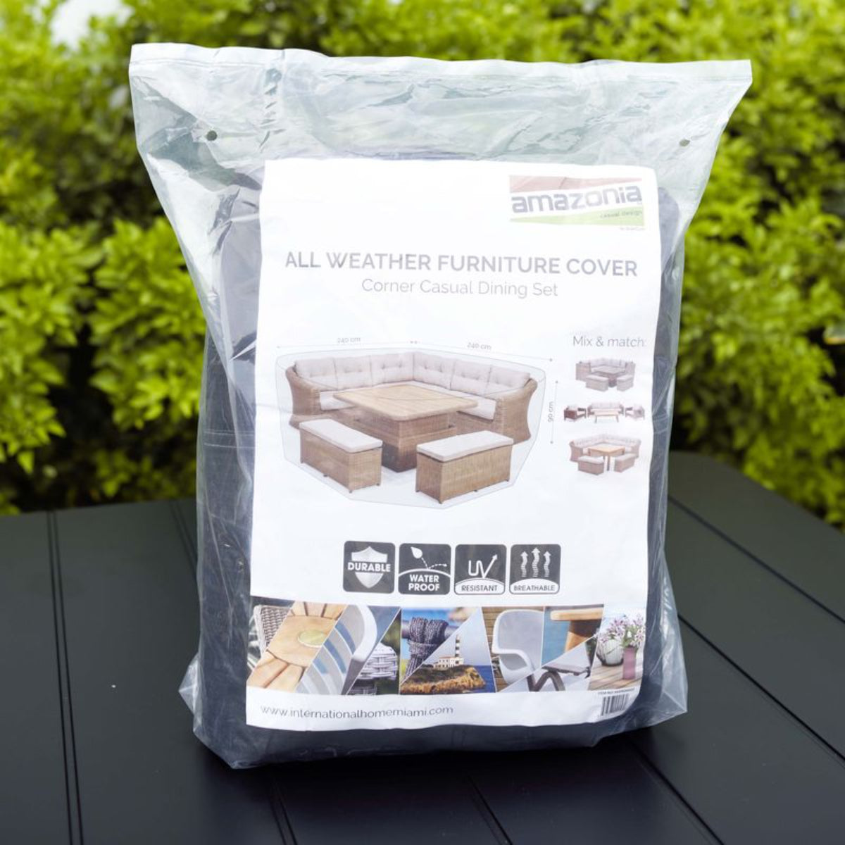 Amazonia Patio Cover for Dining Set - Square and Waterproof