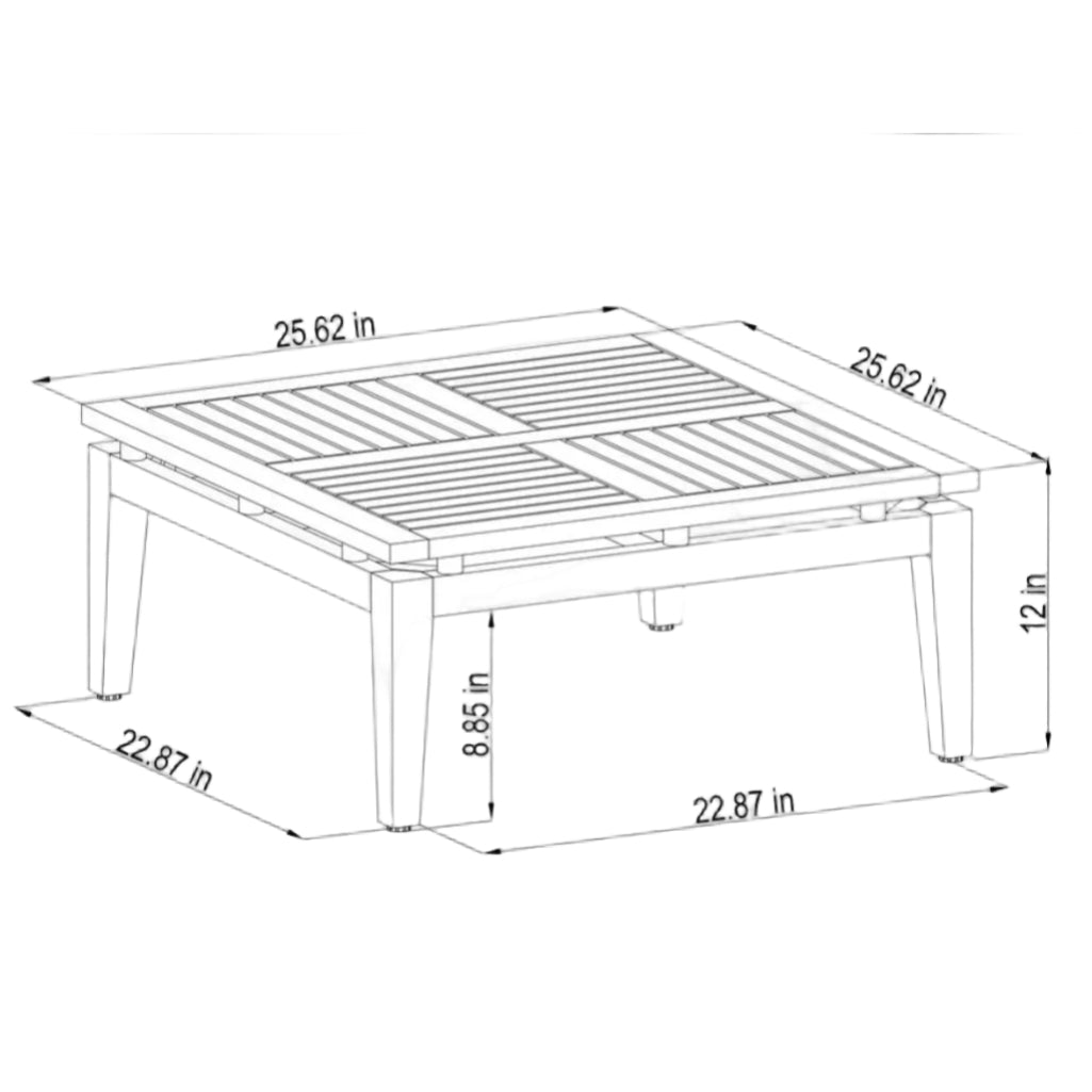 Arno Square Coffee Table