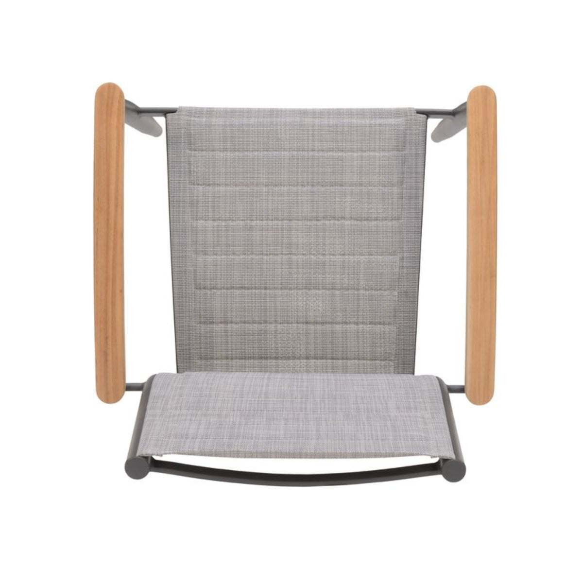 Topaz Aluminium and Teak Dining Chair