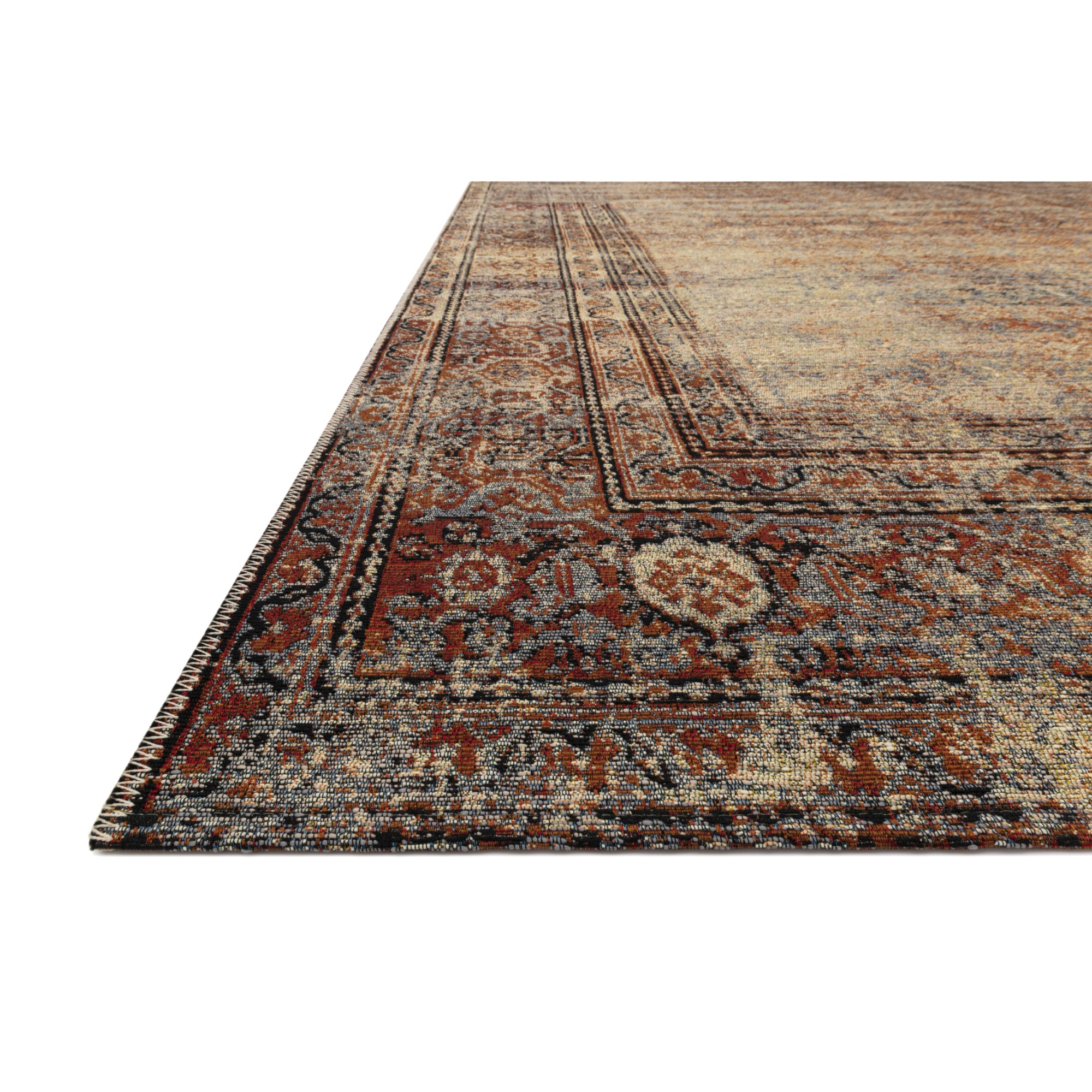 Loloi Sebastian Natural/Brick Rug