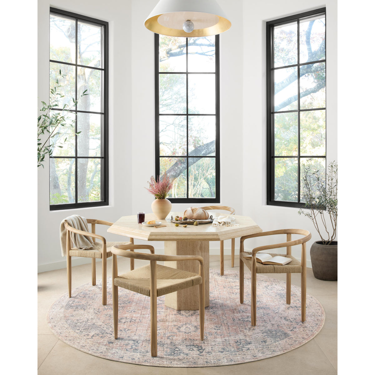 Loloi Skye Blush/Grey Rug by Loloi