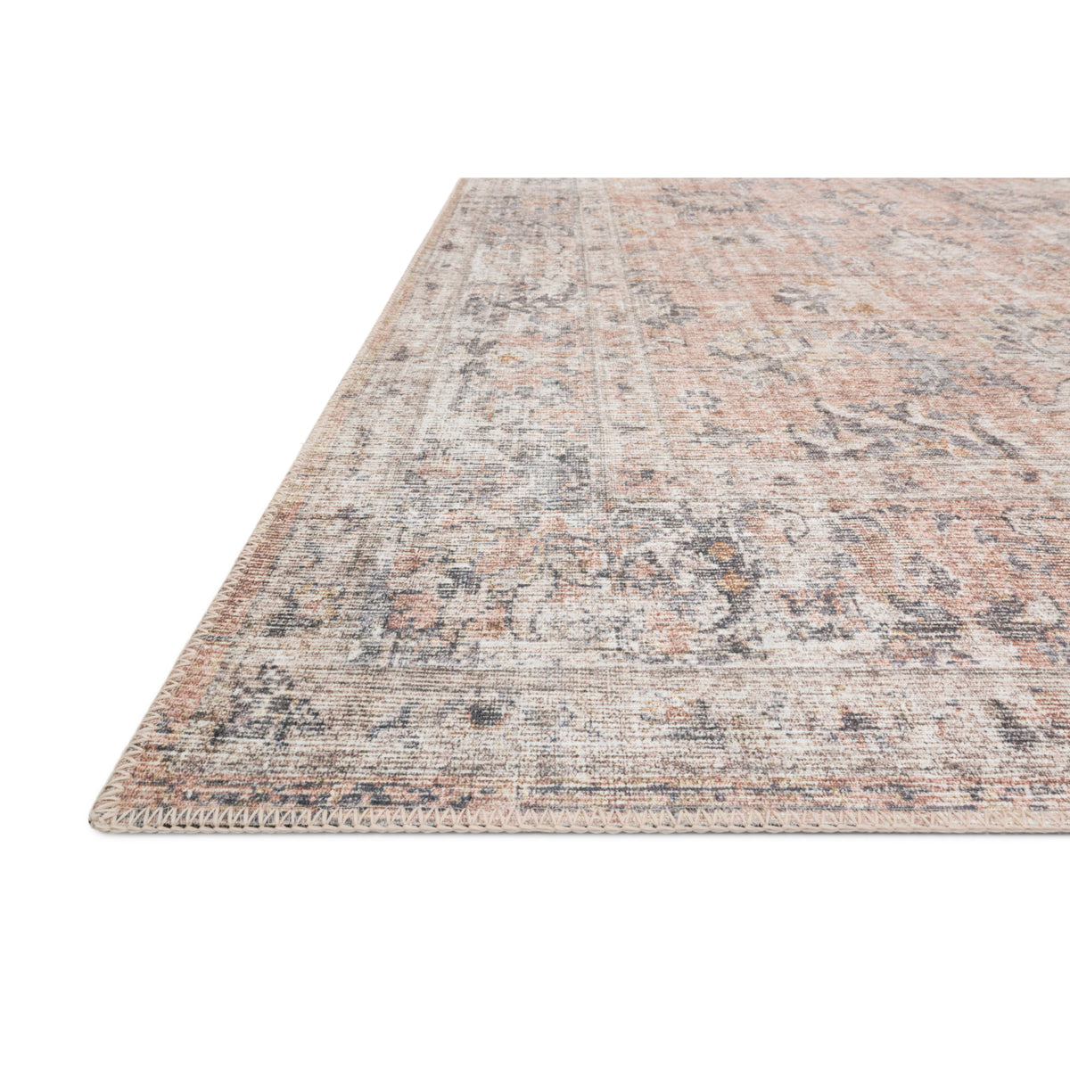 Loloi Skye Blush/Grey Rug by Loloi