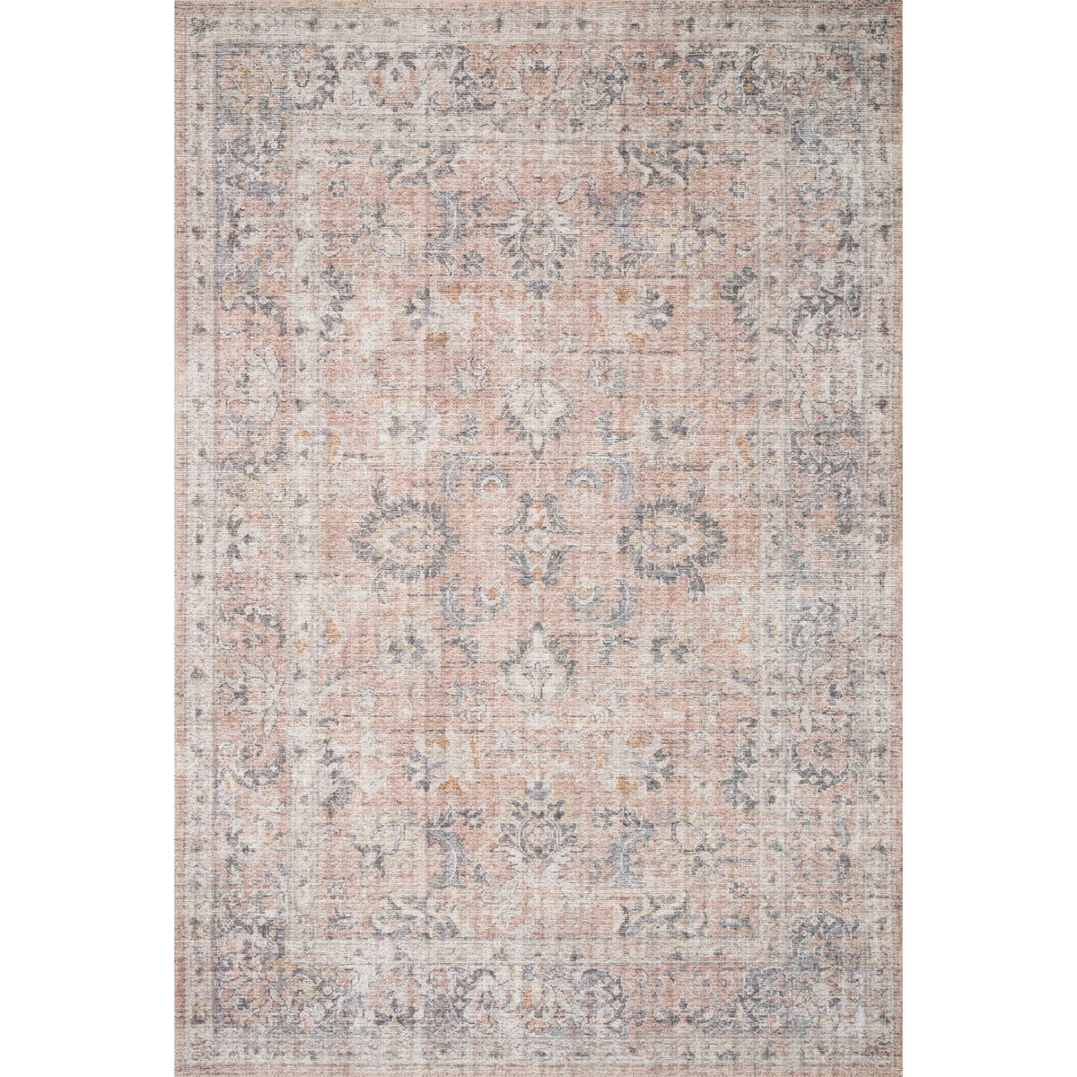 Loloi Skye Blush/Grey Rug by Loloi