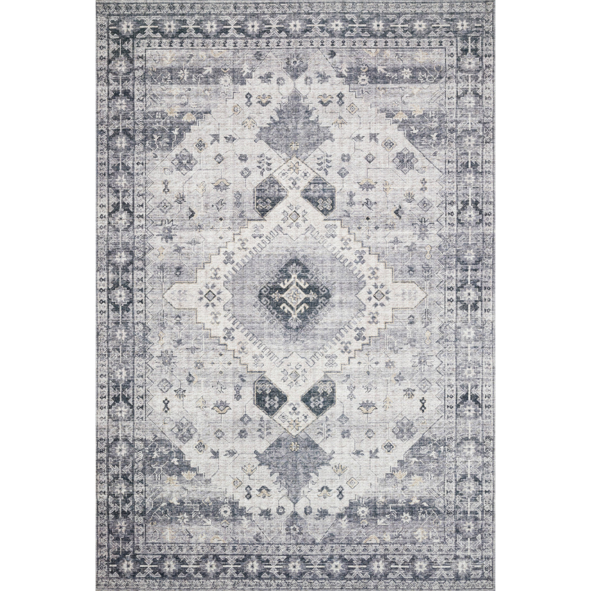 Loloi Skye Silver/Grey Rug by Loloi