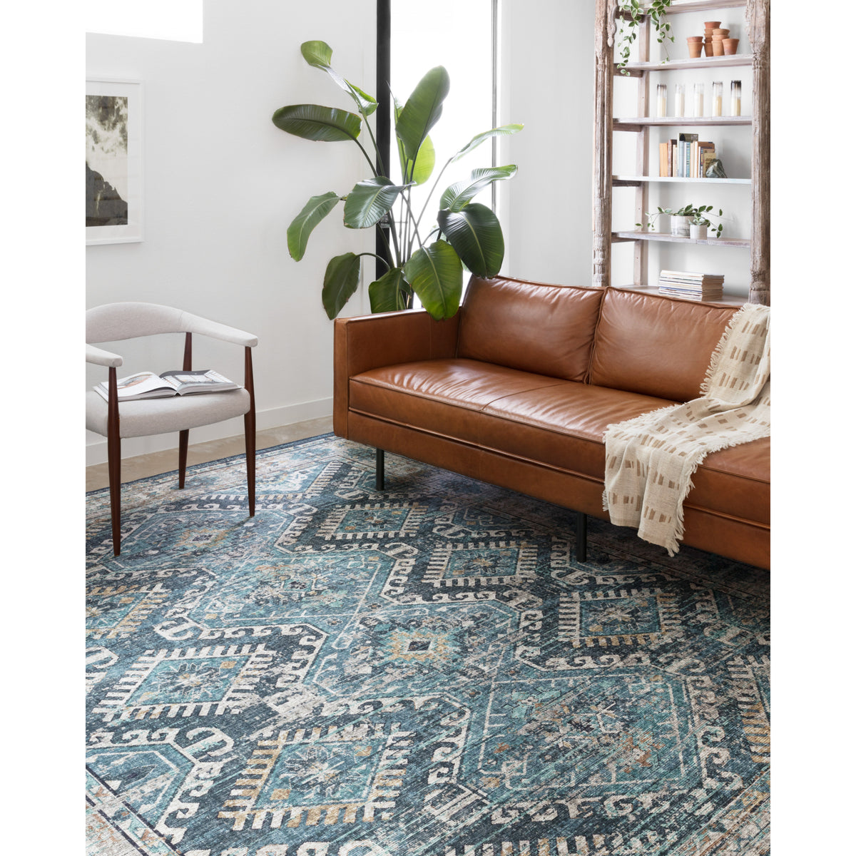 Loloi Skye Denim/Natural Rug by Loloi