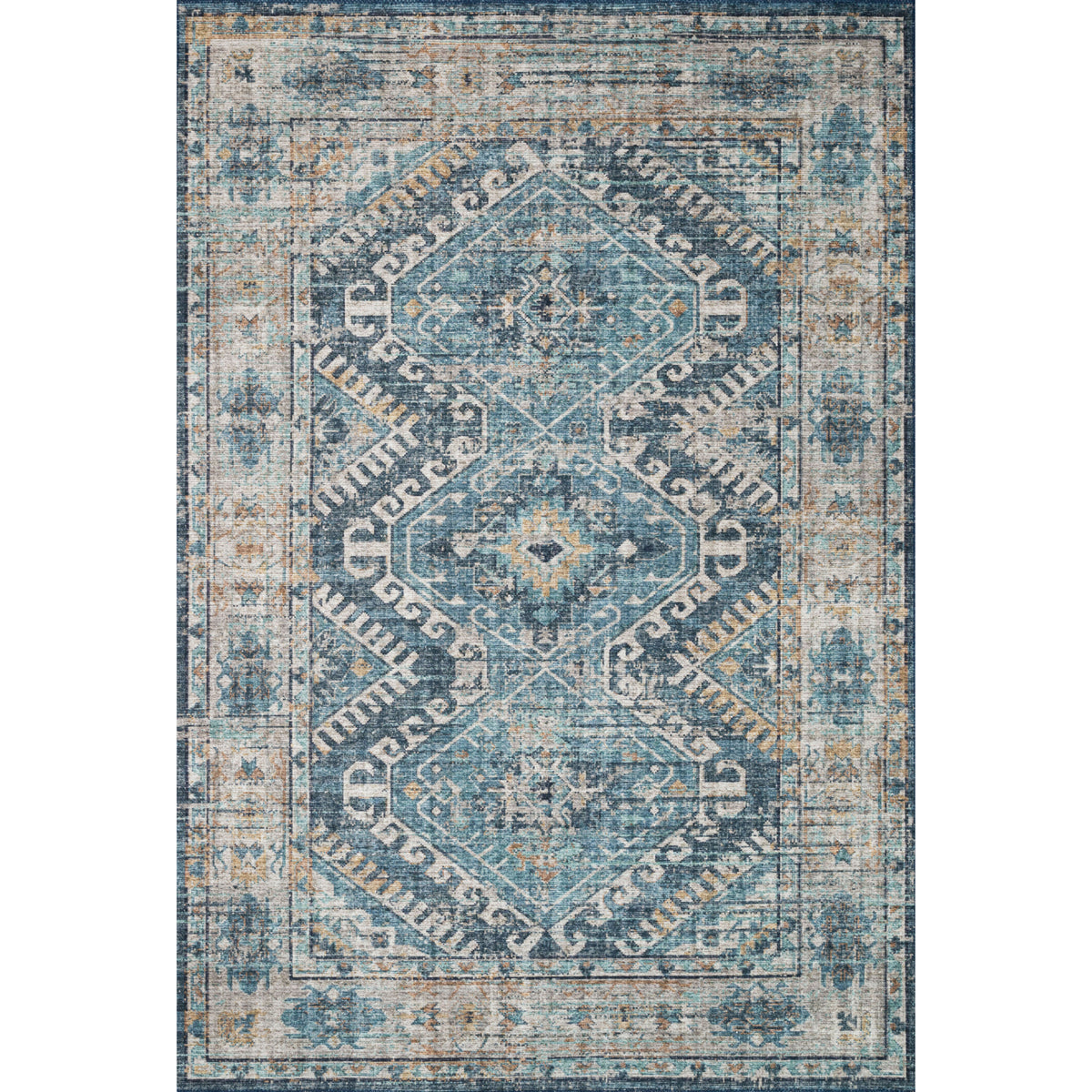 Loloi Skye Denim/Natural Rug by Loloi