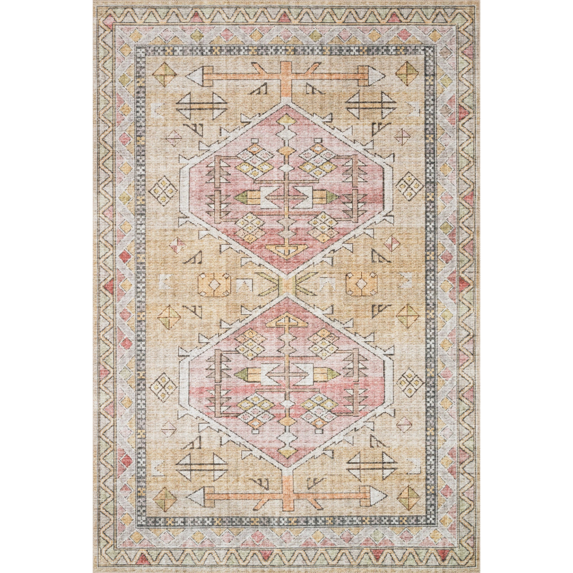 Loloi Skye Gold/Blush Rug