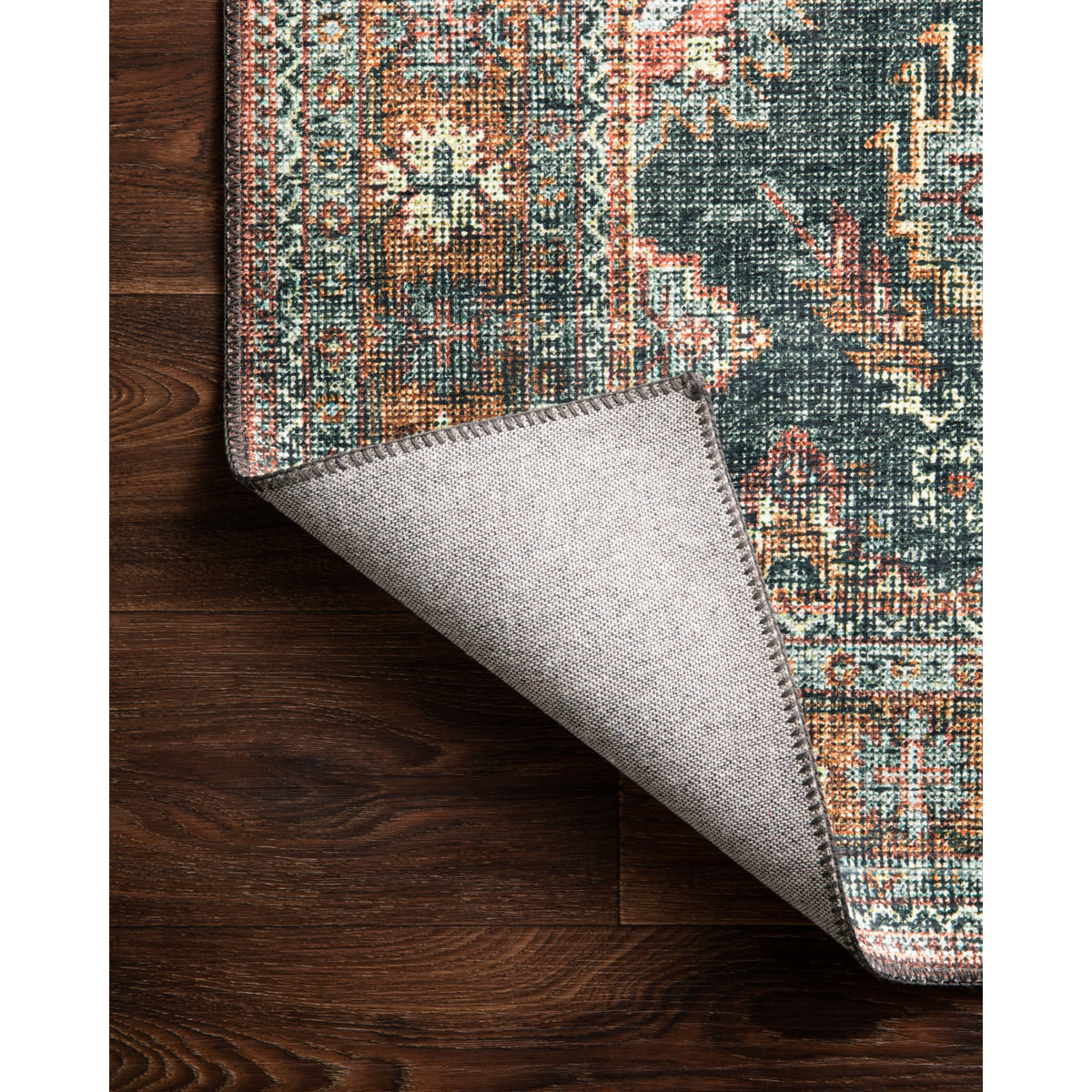 Loloi Skye Sea/Rust Rug by Loloi