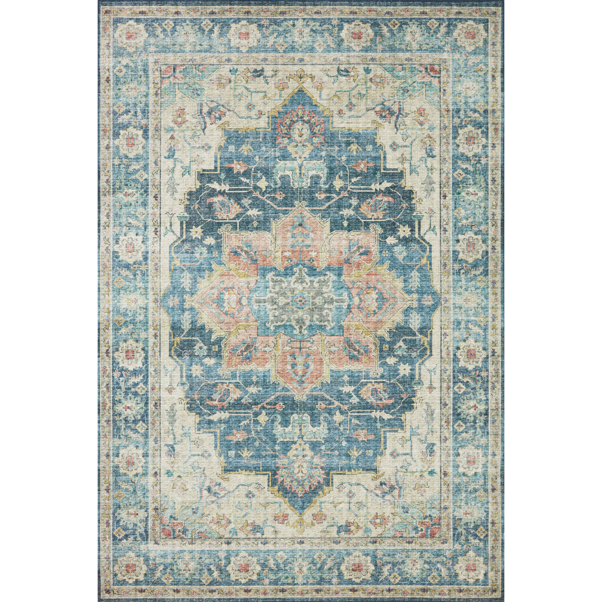 Loloi Skye Ocean/Multi Rug by Loloi