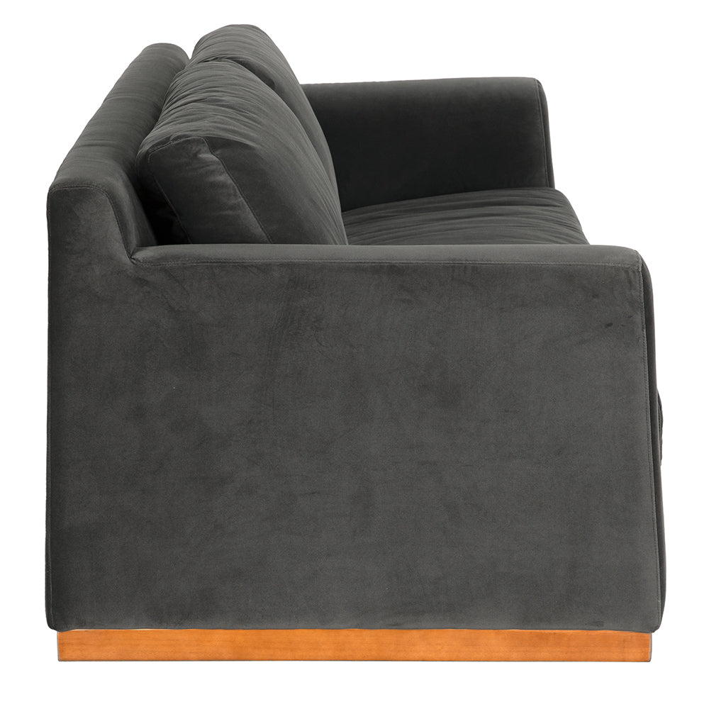 Seville Sofa - Gray Velvet