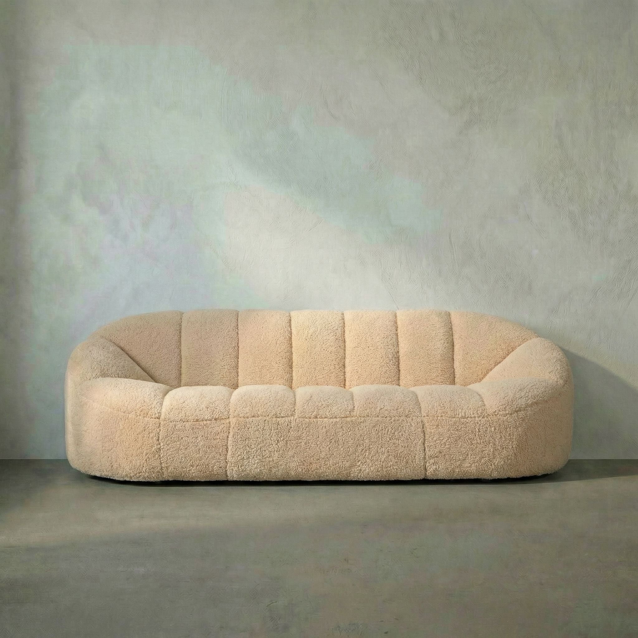 Amadeus Camel Fabric Sofa
