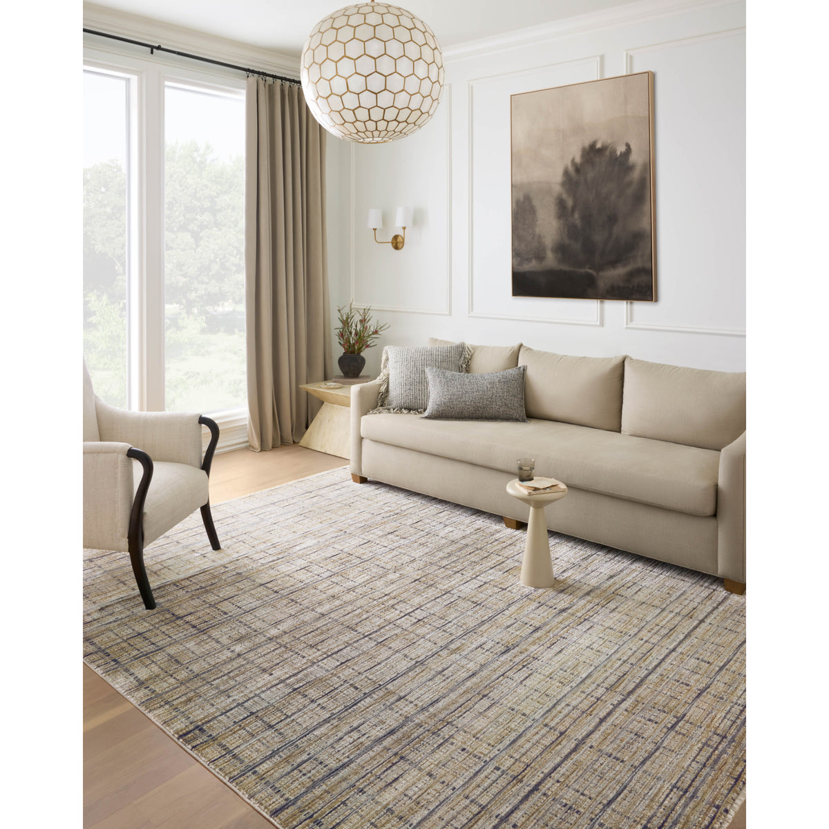Loloi Soho Pebble/Charcoal Rug by Loloi