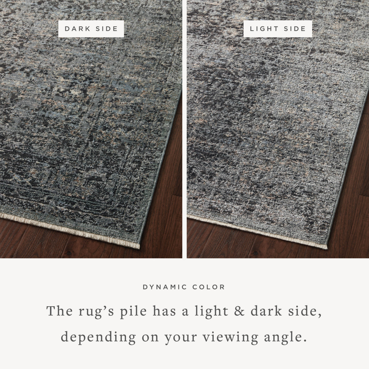 Loloi Sonnet Charcoal/Mist Rug by Loloi