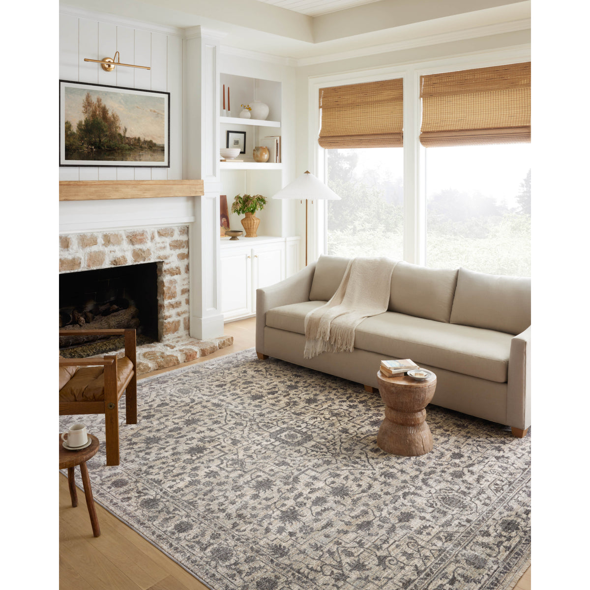 Loloi Sorrento Mist/Charcoal Rug by Loloi
